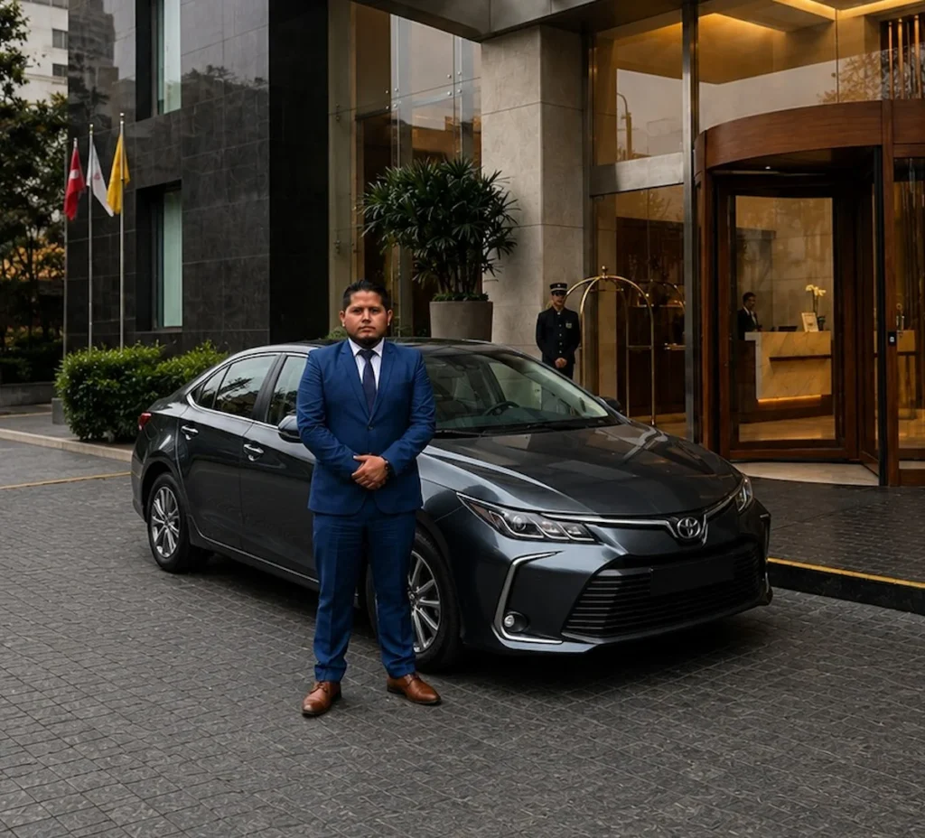 Executive sedan airport transfer service in Lima Peru