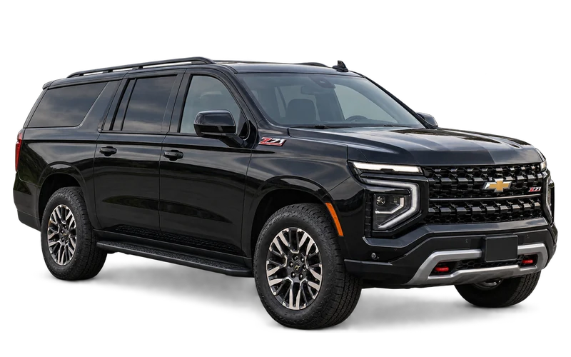 Black Chevrolet Suburban, Premium SUV XL category